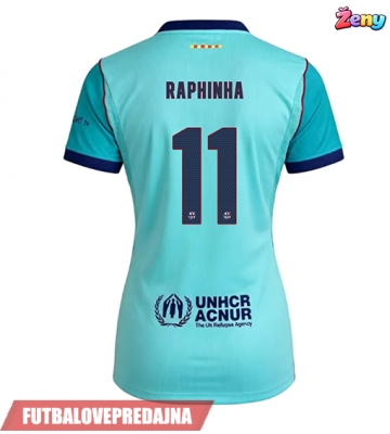 Lacne Ženy Futbalové dres Barcelona Raphinha Belloli #11 2026-27 Krátky Rukáv - Tretina